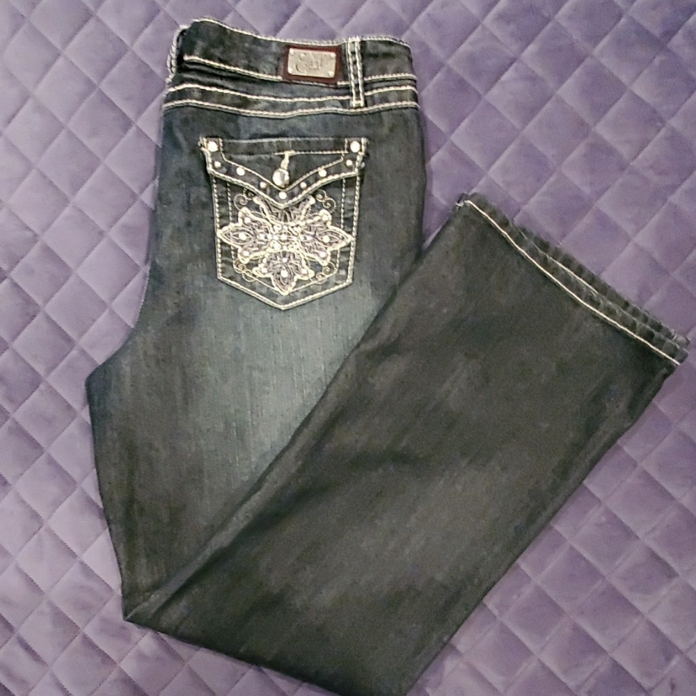 Bling Embellished Bootcut Jean 14